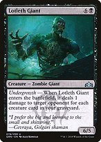 Glossy Finish Guilds of Ravnica Lotleth Giant ( #74 )