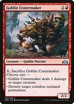 Glossy Finish Guilds of Ravnica Goblin Cratermaker ( #103 )
