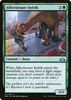 Glossy Finish Guilds of Ravnica Affectionate Indrik ( #121 )