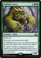 Glossy Finish Guilds of Ravnica Nullhide Ferox ( #138 )