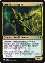 Glossy Finish Guilds of Ravnica Erstwhile Trooper ( #169 )
