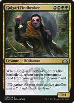 Glossy Finish Guilds of Ravnica Golgari Findbroker ( #175 )