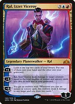 Glossy Finish Guilds of Ravnica Ral, Izzet Viceroy ( #195 )