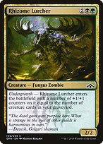 Glossy Finish Guilds of Ravnica Rhizome Lurcher ( #196 )