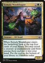 Glossy Finish Guilds of Ravnica Sumala Woodshaper ( #200 )