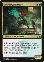 Glossy Finish Guilds of Ravnica Swarm Guildmage ( #201 )