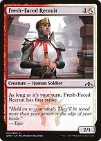 Glossy Finish Guilds of Ravnica Fresh-Faced Recruit ( #216 )