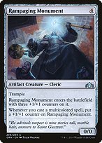 Glossy Finish Guilds of Ravnica Rampaging Monument ( #239 )