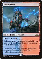 Glossy Finish Guilds of Ravnica Steam Vents ( #257 )
