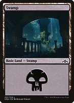 Glossy Finish Guilds of Ravnica Swamp ( #262 )