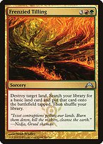 Matte Finish Gatecrash Frenzied Tilling ( #166 )