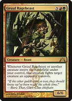 Matte Finish Gatecrash Gruul Ragebeast ( #170 )