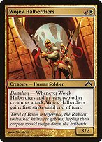 Matte Finish Gatecrash Wojek Halberdiers ( #208 )