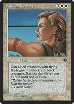 Matte Finish Homelands Rashka the Slayer ( #12 )