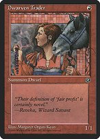 Matte Finish Homelands Dwarven Trader ( #72 Variant a)