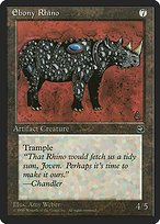 Matte Finish Homelands Ebony Rhino ( #106 )