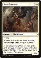 Glossy Finish Hour of Devastation Dauntless Aven ( #7 )