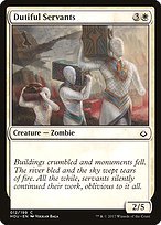 Glossy Finish Hour of Devastation Dutiful Servants ( #12 )