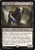 Glossy Finish Hour of Devastation Ammit Eternal ( #57 )