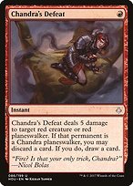 Glossy Finish Hour of Devastation Chandra's Defeat ( #86 )