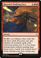 Glossy Finish Hour of Devastation Hazoret's Undying Fury ( #96 )