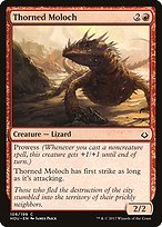 Glossy Finish Hour of Devastation Thorned Moloch ( #108 )