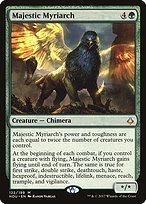 Glossy Finish Hour of Devastation Majestic Myriarch ( #122 )