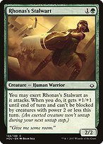 Glossy Finish Hour of Devastation Rhonas's Stalwart ( #133 )