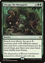 Glossy Finish Hour of Devastation Uncage the Menagerie ( #137 )