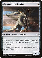Glossy Finish Hour of Devastation Graven Abomination ( #162 )