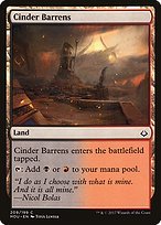 Glossy Finish Hour of Devastation Cinder Barrens ( #209 )