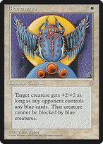 Glossy Finish Ice Age Blue Scarab ( #9 )