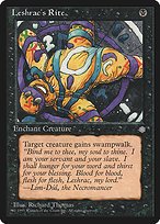 Glossy Finish Ice Age Leshrac's Rite ( #143 )