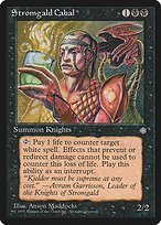 Glossy Finish Ice Age Stromgald Cabal ( #166 )