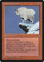 Glossy Finish Ice Age Mountain Goat ( #203 )