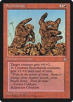 Glossy Finish Ice Age Stonehands ( #219 )