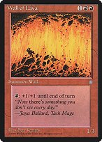 Glossy Finish Ice Age Wall of Lava ( #223 )