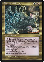 Glossy Finish Ice Age Elemental Augury ( #286 )