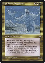 Glossy Finish Ice Age Kjeldoran Frostbeast ( #296 )