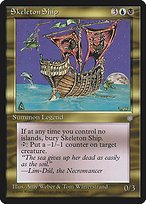 Glossy Finish Ice Age Skeleton Ship ( #301 )