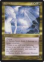 Glossy Finish Ice Age Storm Spirit ( #303 )