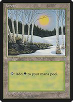 Glossy Finish Ice Age Forest ( #380 )