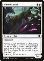 Matte Finish Ikoria: Lair of Behemoths Maned Serval ( #23 )