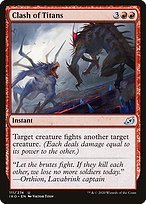 Matte Finish Ikoria: Lair of Behemoths Clash of Titans ( #111 )