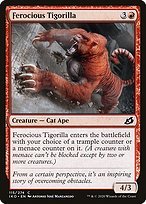 Matte Finish Ikoria: Lair of Behemoths Ferocious Tigorilla ( #115 )