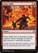 Matte Finish Ikoria: Lair of Behemoths Flame Spill ( #117 )