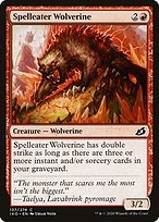 Matte Finish Ikoria: Lair of Behemoths Spelleater Wolverine ( #137 )