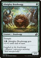 Matte Finish Ikoria: Lair of Behemoths Almighty Brushwagg ( #143 )