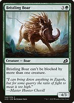 Matte Finish Ikoria: Lair of Behemoths Bristling Boar ( #146 )