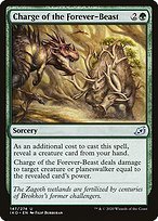 Matte Finish Ikoria: Lair of Behemoths Charge of the Forever-Beast ( #147 )